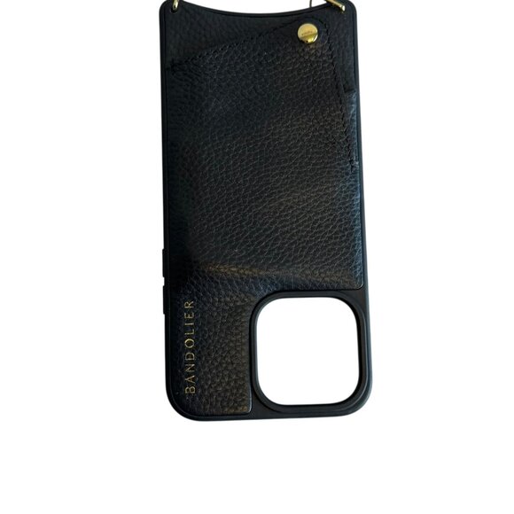 Bandolier emma Leather Black iPhone 15 pro max Phone Case - Picture 1 of 6